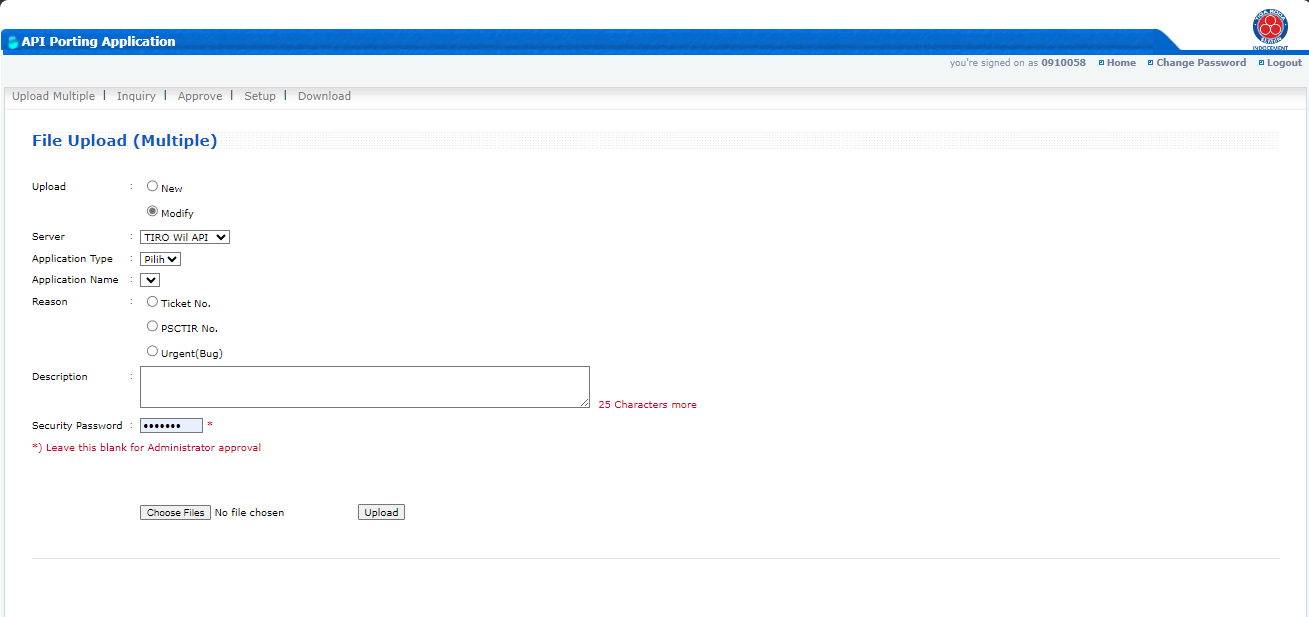 Porting Application Web API